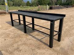 12’ Metal Work Bench 