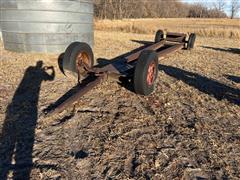 Shop Built Hay Sled Hay Sled Frame & Axles 