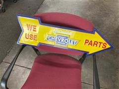 Chevrolet Parts SIgn 