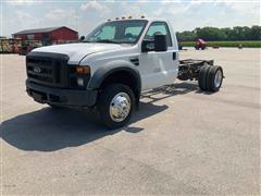 2008 Ford F550 XL Super Duty 4x4 Cab & Chassis 