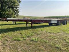 1995 Fruehauf Spread Axle Flatbed Trailer 