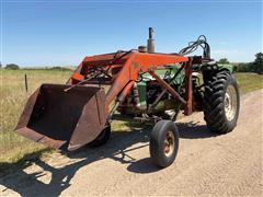 1960 Oliver 1800 2WD Tractor W/Loader 