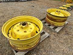 John Deere Rear Wheel Castings W/ 18" X 38" Wheels 