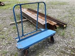 Steel I Beams w/ Cart 