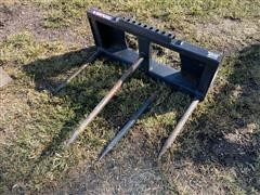 Virnig Skid Steer Quick Attach Bale Spear 