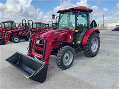 2022 Mahindra 2670 PST CAB Compact Utility Tractor W/Loader 