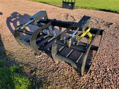 2023 Mid-State 60" Brush Grapple Skid Steer Attachment 