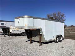 2002 Featherlite 1530 T/A Enclosed Trailer 