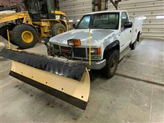 1990 GMC Sierra 2500 4x4 Service Pickup W/Blade 