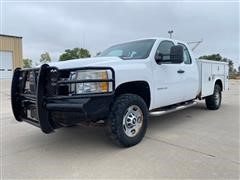 2011 Chevrolet 2500 HD Silverado Extended Cab 4 Door Service Truck 