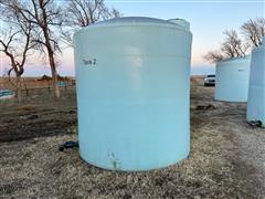 3000 Gallon Flat Bottom Poly Tank 