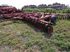 Case IH 3950 32' Rock Flex Tandem Disk W/3 Bar Harrow 