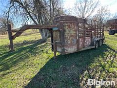 T/A Gooseneck Cattle Trailer 