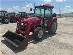 2023 Mahindra 2670 PST CAB Compact Utility Tractor W/Loader 