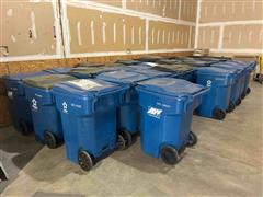 Otto Industries 335lb Capacity Recycling Bins 