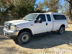 2003 Ford F250 Super Duty 4x4 Extended Cab Pickup 