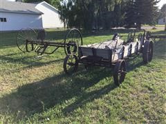 International Dump Rake & Moline Manure Spreader 