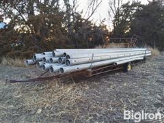 8" Gated Irrigation Pipe & Trailer 