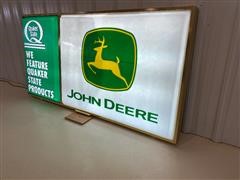 Dualite John Deere Sign 