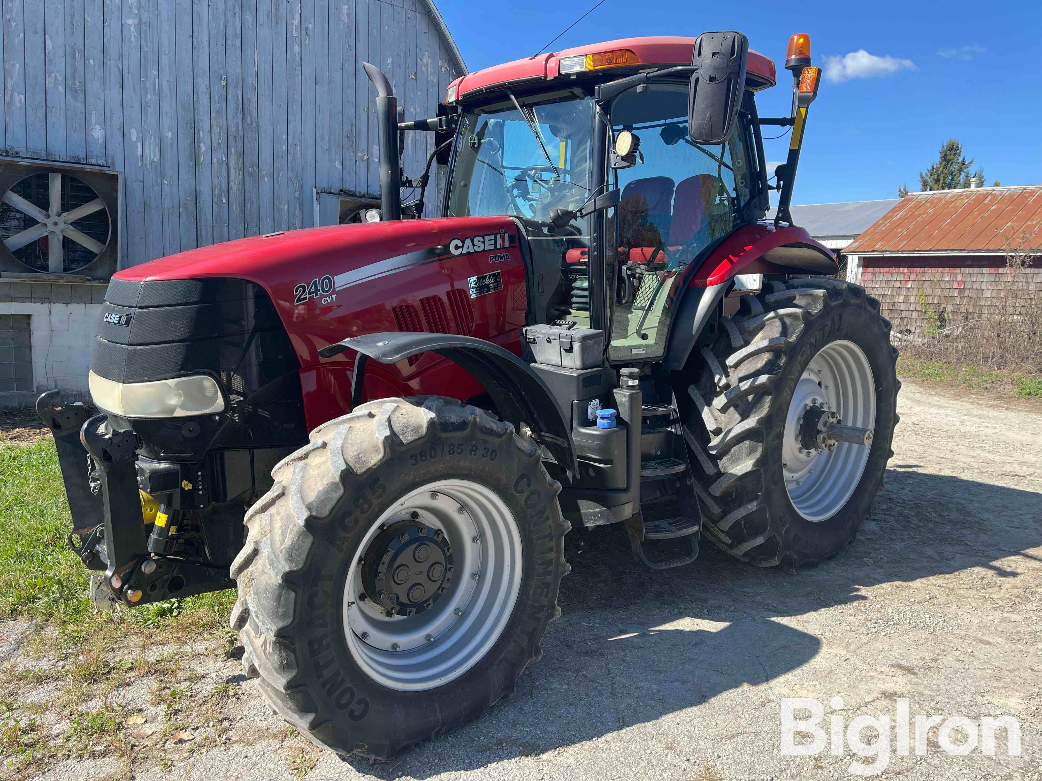 2015 Case IH Puma 240 CVT MFWD Tractor 