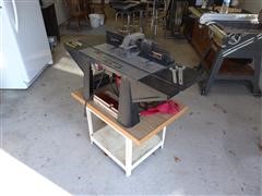 Craftsman Router Table W/Milwaukee 5670 Router & Accessories 