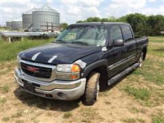 2006 GMC Sierra 1500 4x4 Crew Cab Pickup 