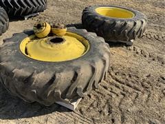 Agri-TRAC 18.4R38 Tires & Rims W/Hubs 