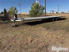 2016 Aluma 1030H 30' T/A Aluminum Flatbed Trailer 