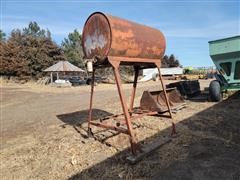 300 Gallon Fuel Barrel On Stand 