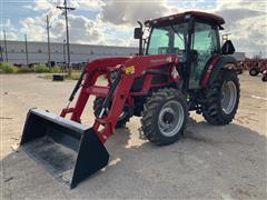 2018 Mahindra 6075 MFWD Compact Utility Tractor W/Loader 