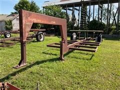 Shop Built Round Bale Wagon 