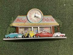 New Haven Quartz Drive-in Clock 