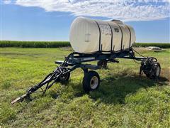 Duo Lift 1000-Gallon Fertilizer Caddy W/Ground Driven Pump 