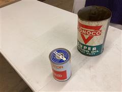 Conoco Oil Cans 