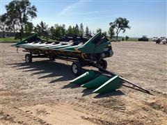 2007 Geringhoff RD800/B Corn Head W/Trailer 