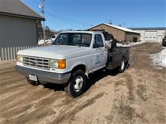 1989 Ford F450 2WD Flatbed Pickup 