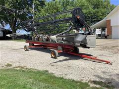 Gleaner 20' Flex Header w/ Header Cart 