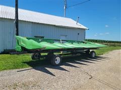 1991 John Deere 844 Header W/Trailer 