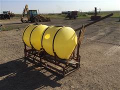 Skid Mounted Poly Tanks W/Electric Pump 