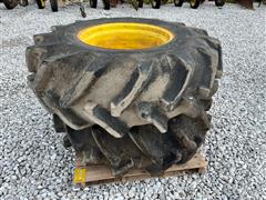Goodyear 18.4-26 Tires On John Deere 8 Bolt Rims 