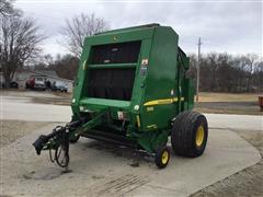 2008 John Deere 568 MegaWide Plus Round Baler 