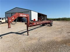 2012 Red Rhino T/A 42' In-Line Bale Trailer 