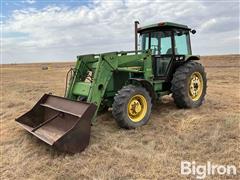 1983 John Deere 2950 MFWD Tractor W/Loader 