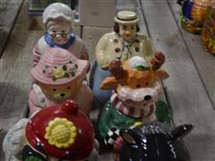 Large Quantity Of Cookie Jars 