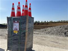 2022 Steelman PVC Safety Traffic Cones 