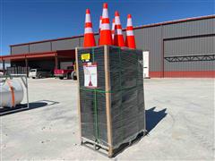 2024 Steelman PVC Safety Traffic Cones 