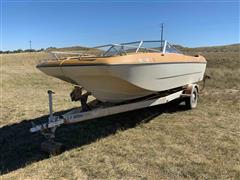 1979 Fiberform Open Bow Boat w/ Trailer 