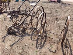 Antique Rider Two Row Cultivator 