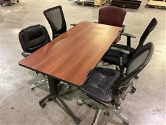 Office Table & Chairs 