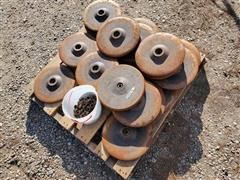 John Deere Cast Iron Closing Wheels 